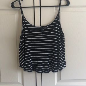 Ultra Flirt Tops - Striped Crop Top Ultra Flirt Tops - Striped Crop Top